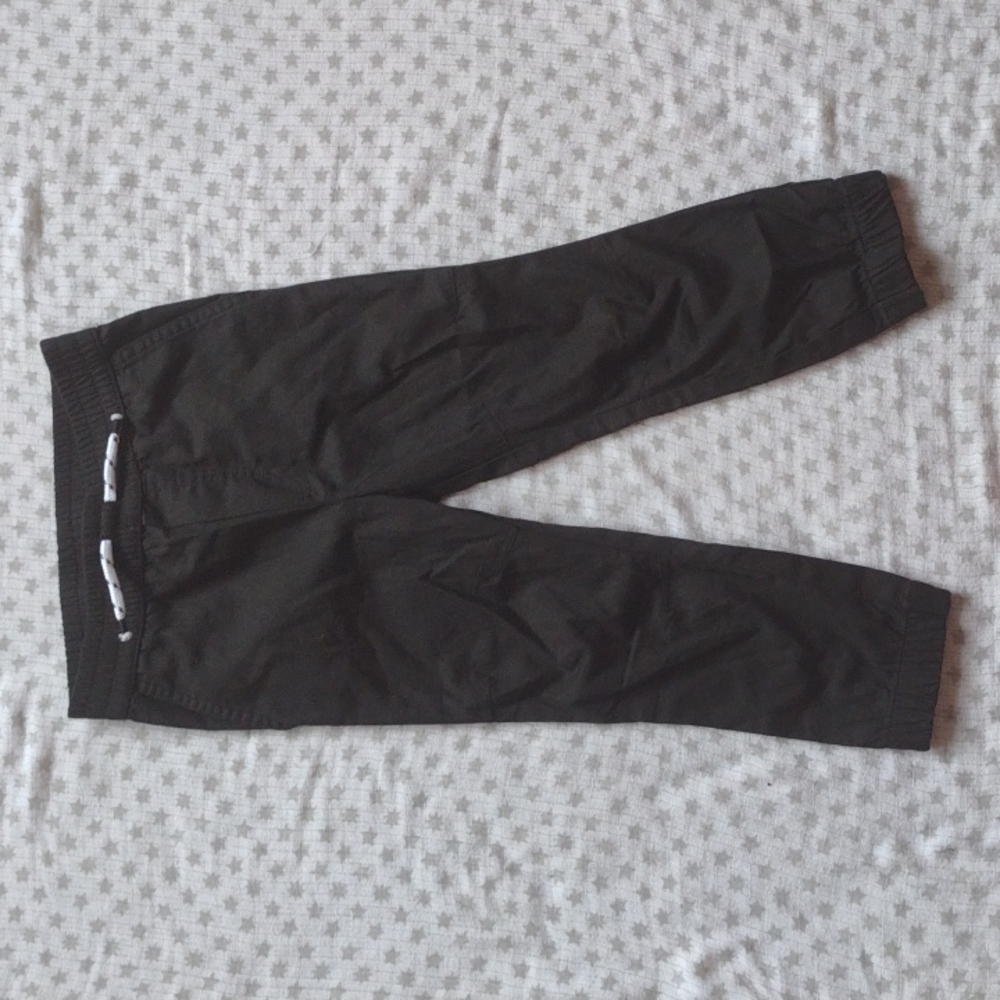 Black Cotton Pants